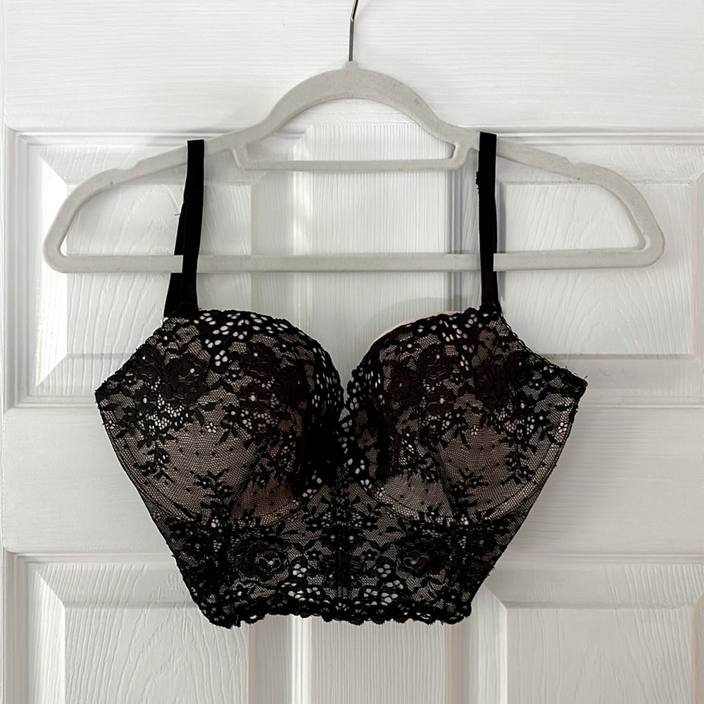 34DD Victoria’s Secret Push-Up Longline Bra